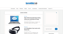 Desktop Screenshot of incrediblelab.com